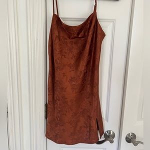 Princess Polly slip dress with slit